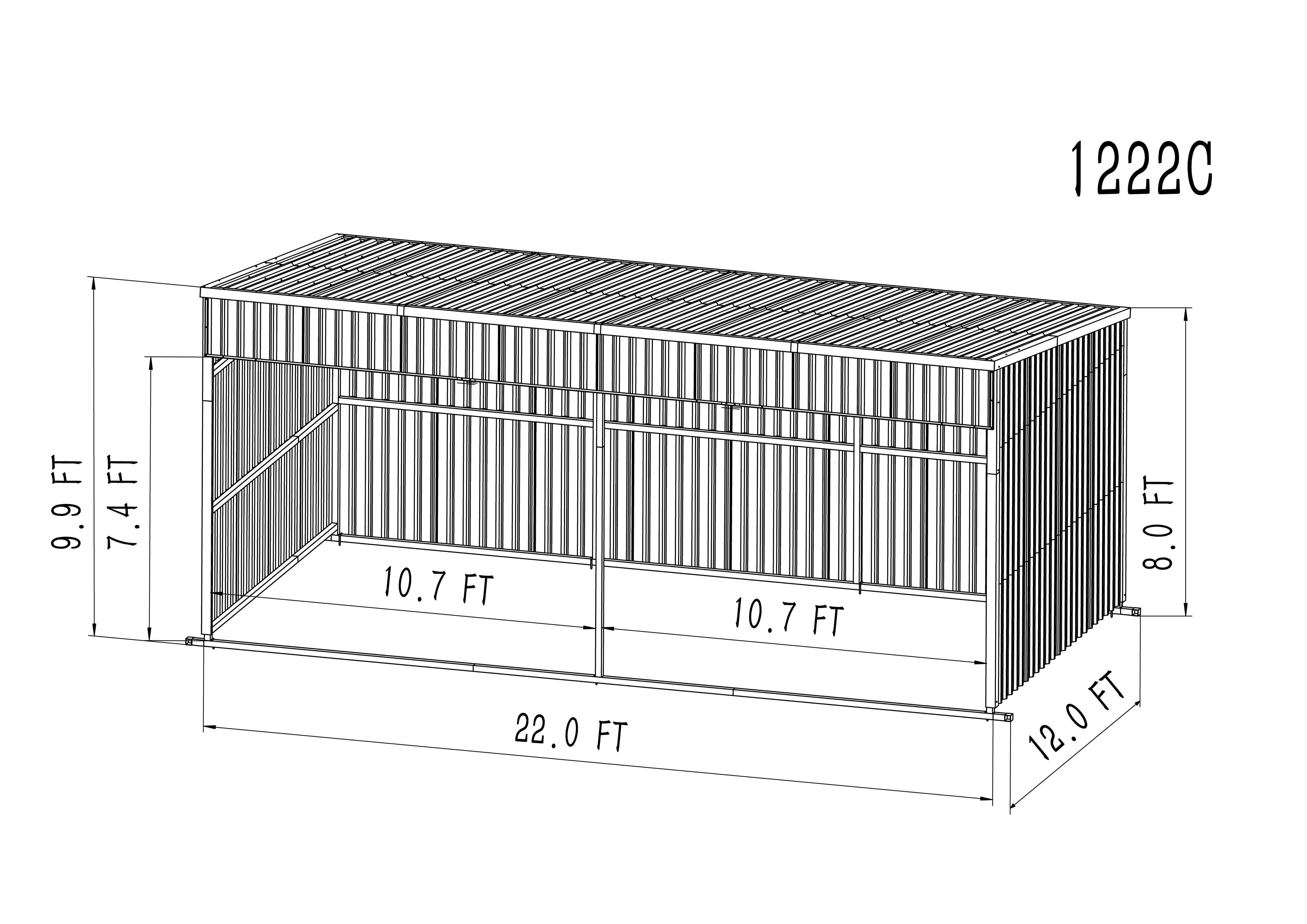 Livestock Shed JD1222C